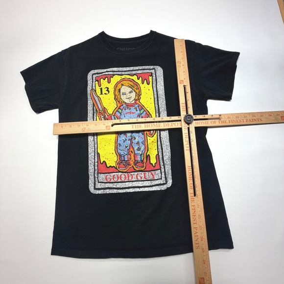 Chucky Good Guy Horror Graphic Tee Black Medium Killer Doll Movie Shirt - Picture 3 of 5
